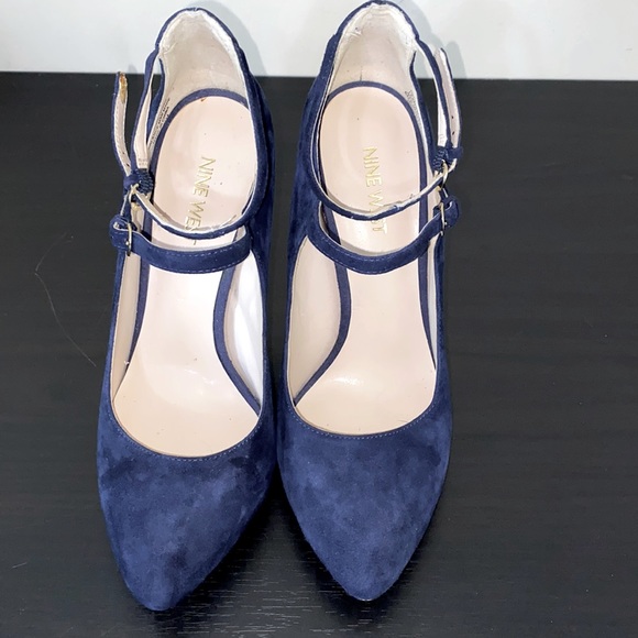 Nine West Shoes - Nine West Women’s Heels Navy Blue Size 7.5 M